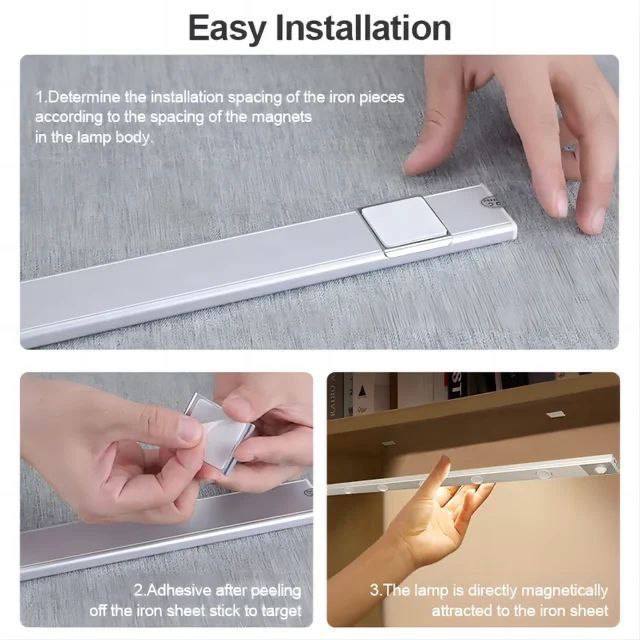 Barre Lumineuse intelligente pour cuisine, armoire de Garde-robe (5 ampoules LED) – Image 2