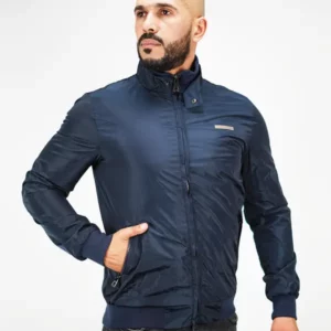 Blouson Demi-Saison Homme (Bleu Marine)