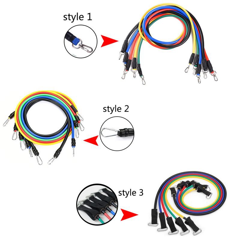 Bandes de résistance à la maison Exercice Entraînement Gym Fitness Set Hommes Femmes – Image 8