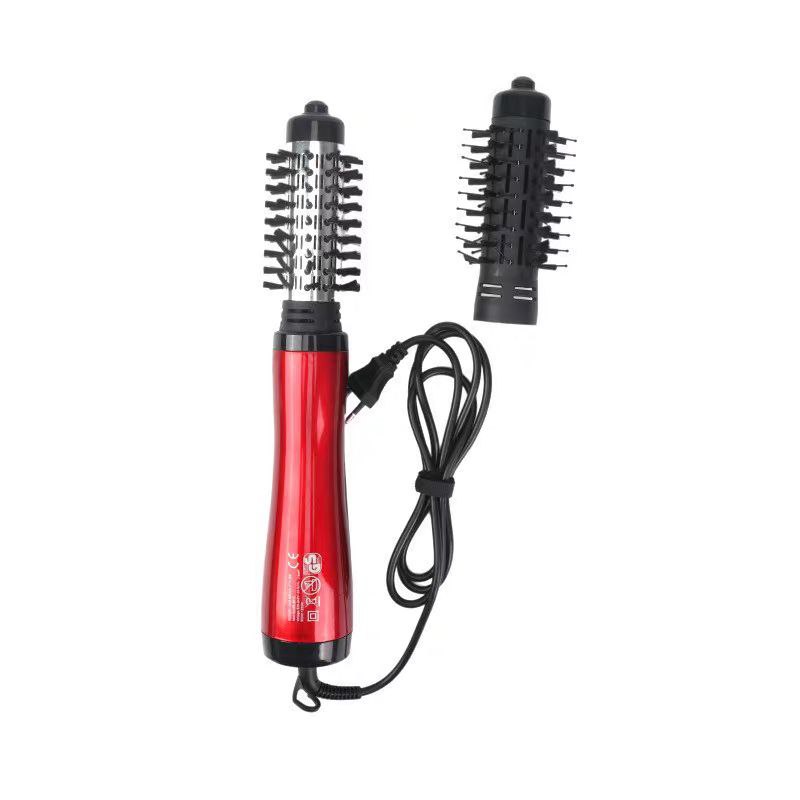 Yuehuam Brosse à air chaud et sèche-cheveux 2 en 1 électrique rotative pour fer à lisser les cheveux - Peigne à friser pour salon à la maison – Image 4