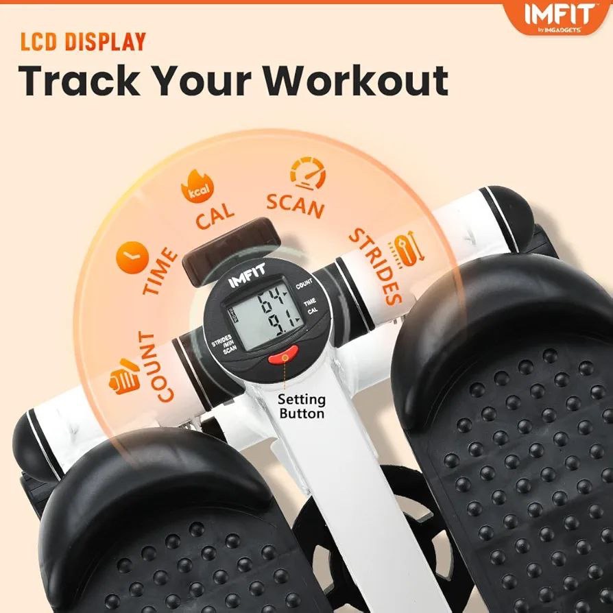 Steper Portable, Stepper avec Compteur LED, Perte de Poids/Mise en Forme, Augmentation de la pédale d'absorption des Chocs antidérapante, équipement de Fitness Multifonction, Maison/Bureau – Image 10