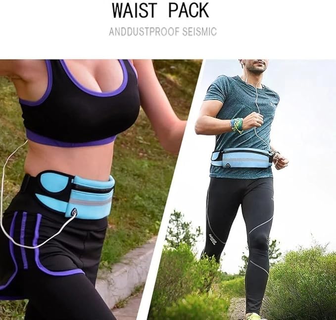 Sac banane en poudre pour hommes et femmes, ceinture de course invisible, sac de sport de voyage en plein air portable, multifonction