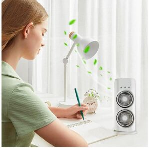 Ventilateur a refroidisseur D'air Évaporatif, Ideal pour Votre Bureau, Table De Nuit, Ou Table Basse