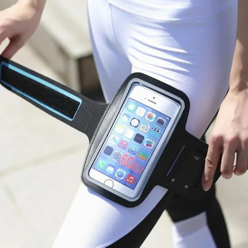 Brassard Bras bande pour Sport, Imperméable, étui de course universel pour téléphone, Sac de Rangement clés, Écouteurs, Phone Holder – Image 2