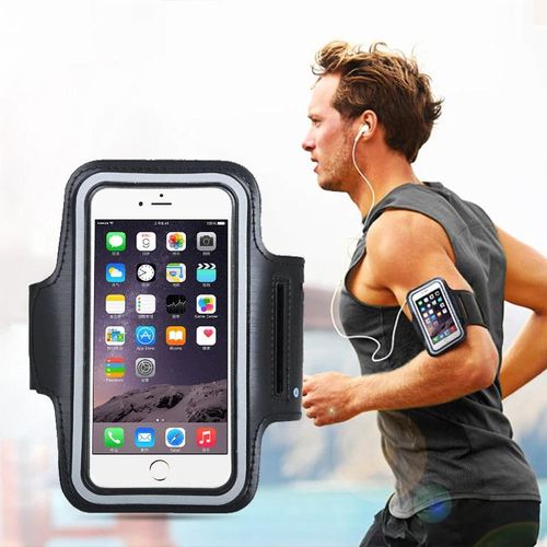Brassard Bras bande pour Sport, Imperméable, étui de course universel pour téléphone, Sac de Rangement clés, Écouteurs, Phone Holder