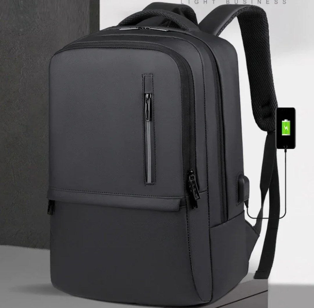 Sac à dos pratique avec port USB et compartiment pour ordinateur portable 15,6p – Image 5