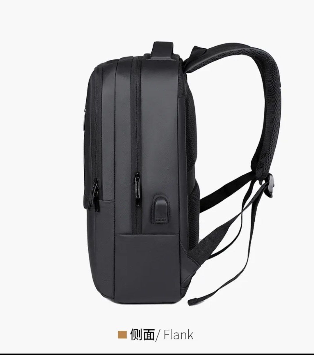Sac à dos pratique avec port USB et compartiment pour ordinateur portable 15,6p – Image 3