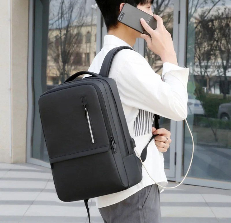 Sac à dos pratique avec port USB et compartiment pour ordinateur portable 15,6p