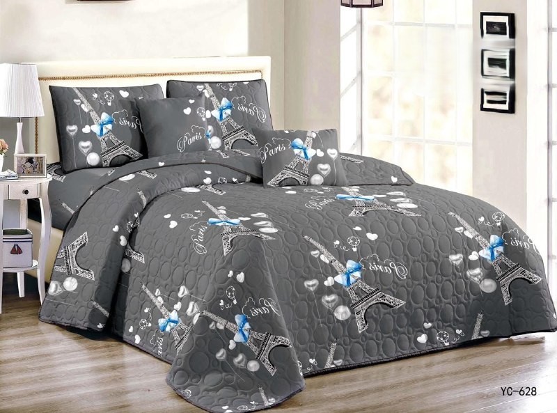 Couvre-lit 2 Places et 2 Face – Ensemble 3 Pièces Élégant – Image 13