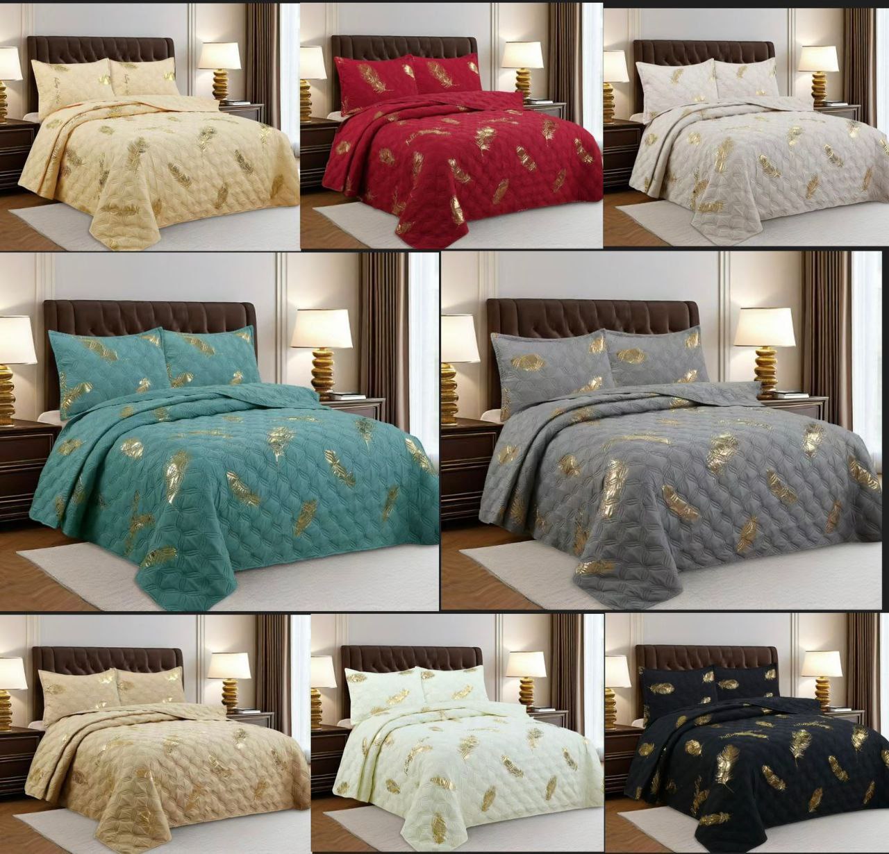 Ensemble couvre-lit 3 pièces – Image 10