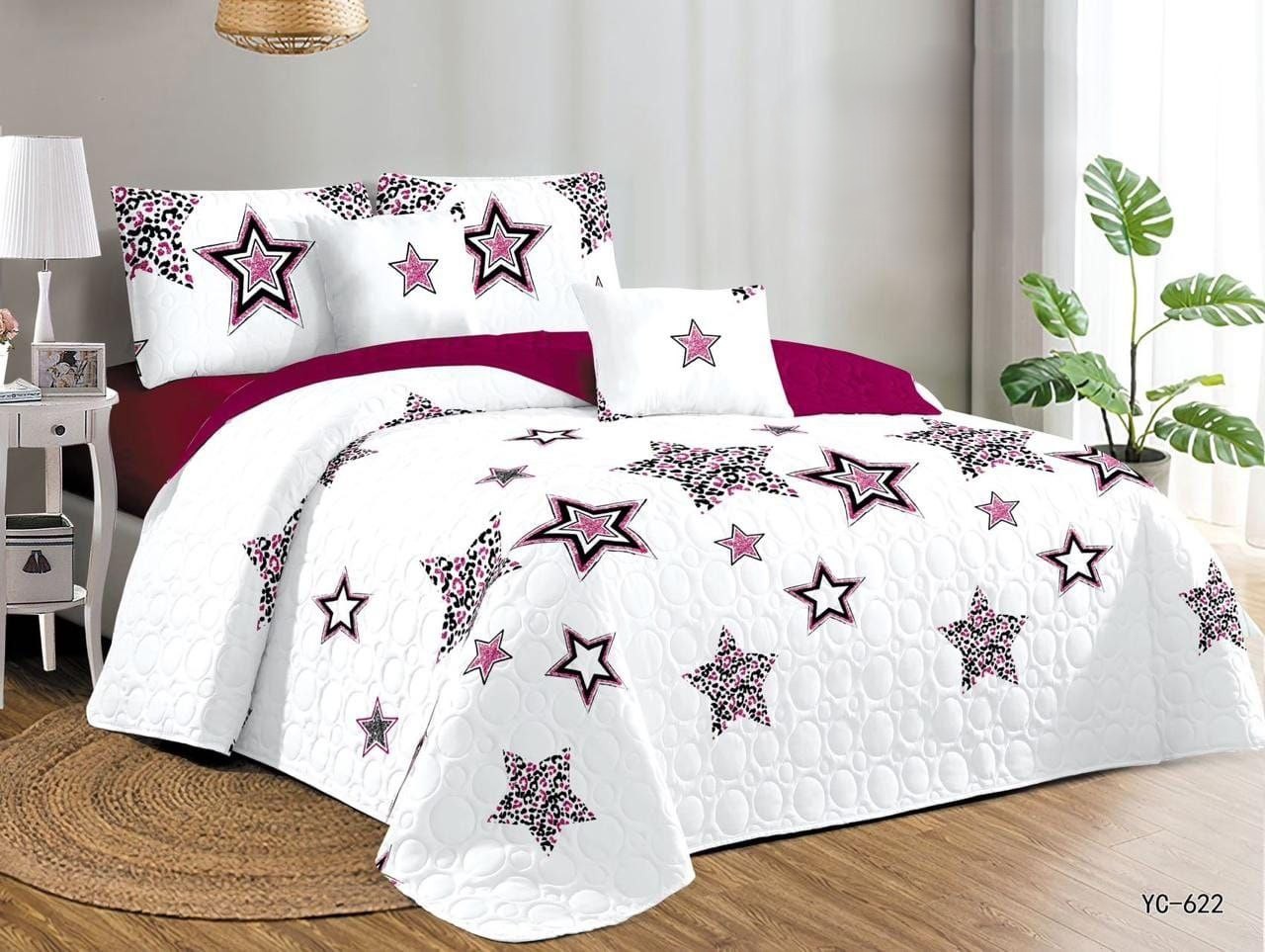 Couvre-lit 2 Places et 2 Face – Ensemble 3 Pièces Élégant – Image 10