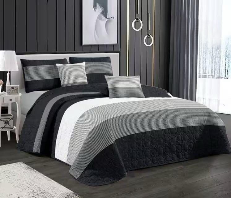 Couvre-lit 2 Places et 2 Face – Ensemble 3 Pièces Élégant – Image 5