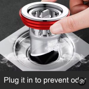 Drains, filtre à cheveux magnétique amovible pour le sol de la salle de bain, vanne de vidange unidirectionnelle, joint de douche anti-odeur et anti-insecte.,Vanne de vidange anti-odeur unidirectionnelle, empêche l’écoulement des eaux usées, bouchon de douche, utilisé pour la cuisine, les systèmes d’égouts de salle de bain