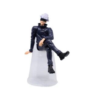 Anime Jujutsu Kaisen - Figurine de combat Satoru.Gojou avec les yeux bandés - 13 cm
