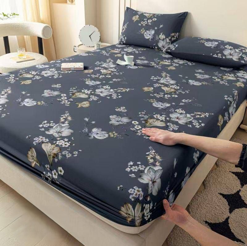 Parure de Lit 3 Pièces – Tissu Élastique Premium – Motifs Élégants – Image 8