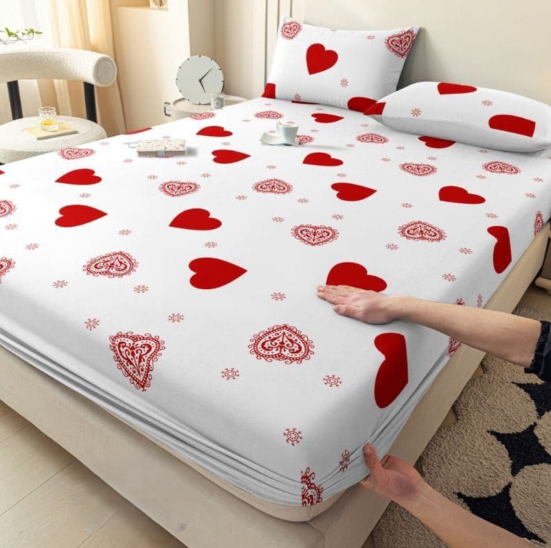 Parure de Lit 3 Pièces – Tissu Élastique Premium – Motifs Élégants – Image 18
