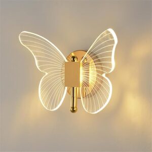 LED papillon applique éclairage intérieur maison chambre moderne papillon applique créative salon décoration plafonnier