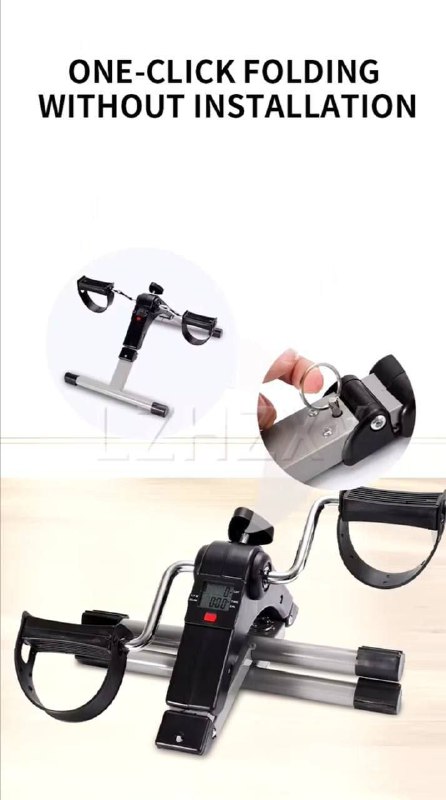 Mini vélo d’exercice pliable pédales statiques exercice à domicile exercice pédale exercice – Image 8