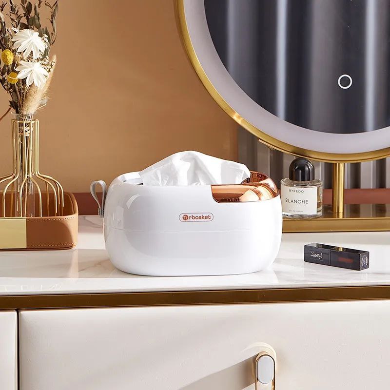 Distributeur d'essuie - tout mural , boite à mouchoirs, Salon, maison face , étui en papier, bureau, printemps, MELBoX – Image 4