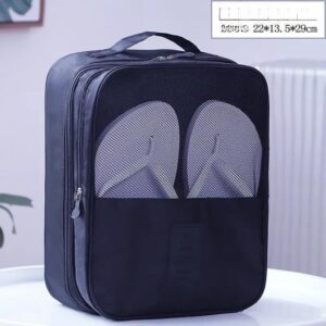 Sacs à chaussures de voyage de haute qualité, cubes d’emballage de chaussures, sac de rangement à usage quotidien avec poignée, 3 paires