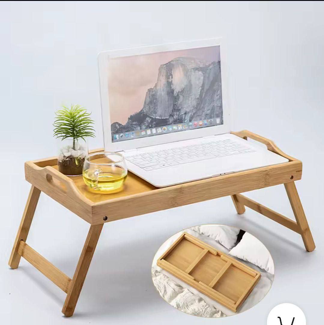 Table en bois pour ordinateur portable, support de refroidissement pour ordinateur portable – Image 3