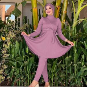 Burkini 3 Pièces – Élégance, Modestie & Confort Réunis