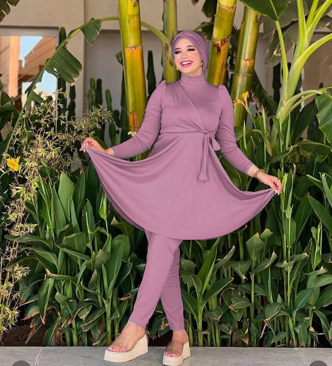 Burkini 3 Pièces – Élégance, Modestie & Confort Réunis