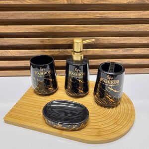 Ensemble d'accessoires de salle de bain 4pièces