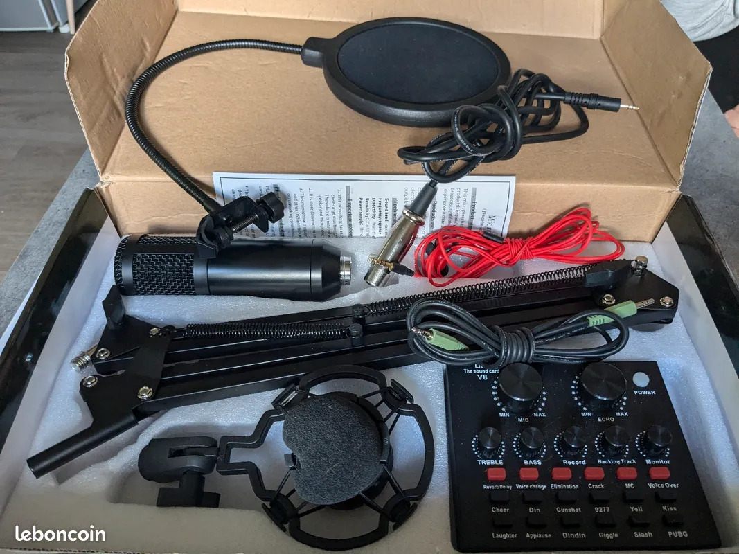 Microphone avec carte son table de mixage – Image 2