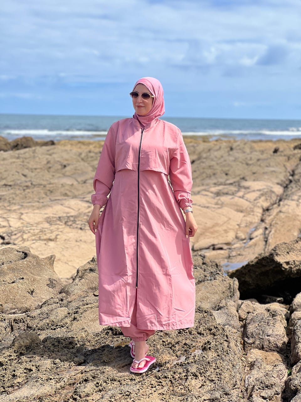 Burkini Hijab 3 Pièces Élégance, Modestie et Confort – Image 6