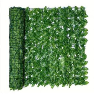 Grillage à feuillage extensible (3m x 1 m),Brise-vue, treillage,haie artificielle en feuillages,Rouleau en feuillage
