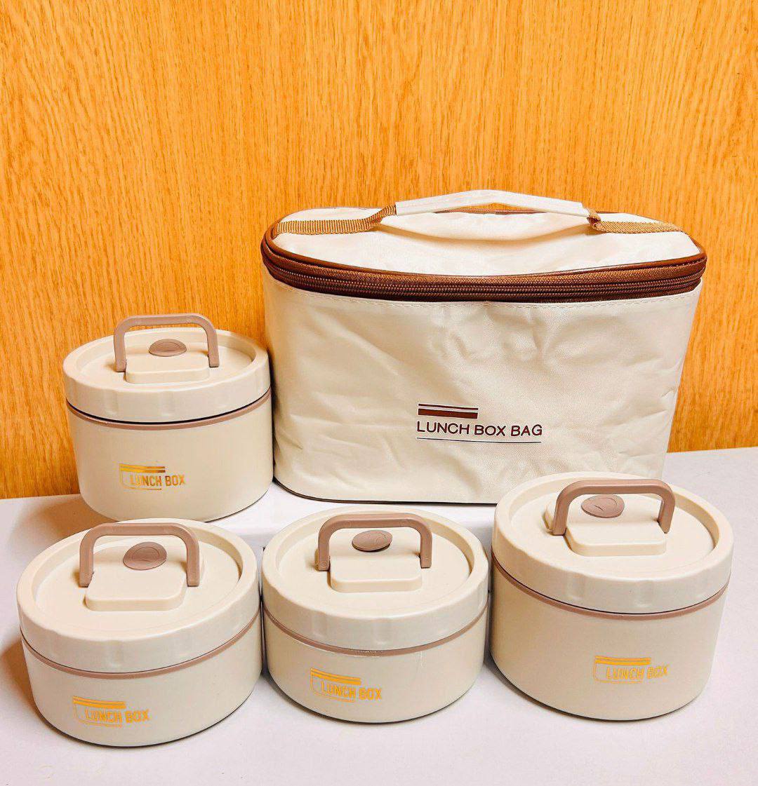 Lunch Box Premium Isotherme Inox - Compartiments Séparés - 100 % Hermétique