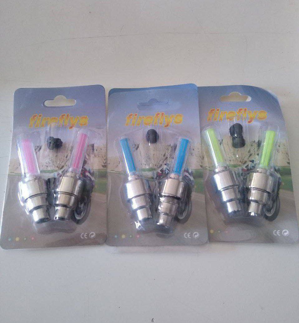 2 Pièces Voiture Led s’allume avec le mouvement de la roue Lumière Vélos motos Valve LED – Image 4