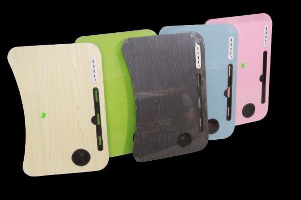 Tables utilitaires,Table de lit,bureau pliable avec ports USB 60 x 40 x 26 cm – Image 3